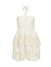 Ulla Johnson Savannah Embroidered Halter Mini Dress In Multi