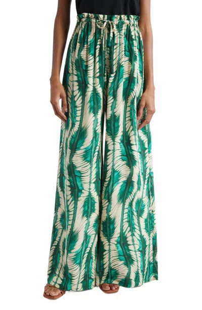 Ulla Johnson Sawyer Pant In Acacia In Green