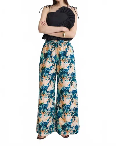 Ulla Johnson Sawyer Pant In Delphinium In Multi