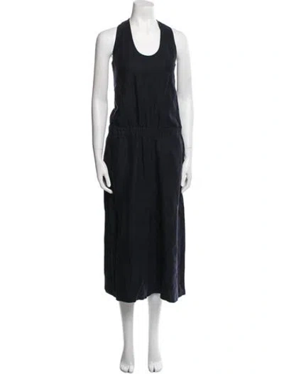 Pre-owned Ulla Johnson Scoop Neck Jumpsuit In Black