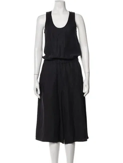 Pre-owned Ulla Johnson Scoop Neck Jumpsuit In Grey