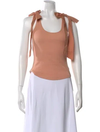 Pre-owned Ulla Johnson Scoop Neck Sleeveless Top In Pink