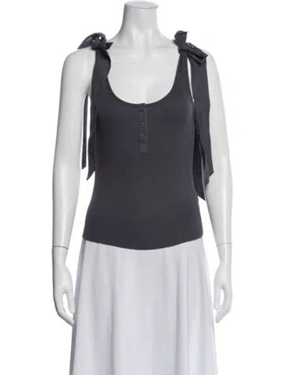 Pre-owned Ulla Johnson Scoop Neck Sleeveless Top In Purple
