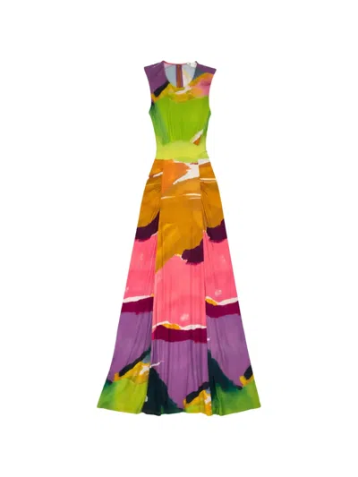 Ulla Johnson Scoop-neck Maxi Dress In Multi
