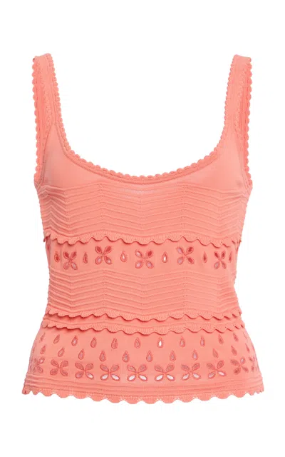 Ulla Johnson Sea Cutout Tank Top In Pink