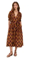 Ulla Johnson Selena Puff Sleeve Dress Terra