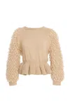 Ulla Johnson Selene Pullover In Neutral