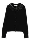 Ulla Johnson Sequin-embellished Cardigan In Black