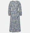 Ulla Johnson Seraphina Printed Cotton-blend Midi Dress