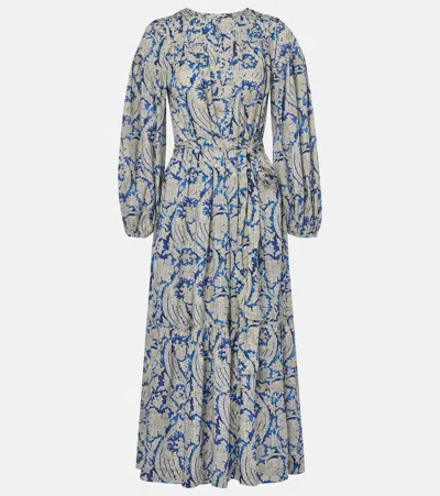Ulla Johnson Seraphina Printed Cotton-blend Midi Dress