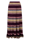 Ulla Johnson Seraphine Maxi Skirt In Red