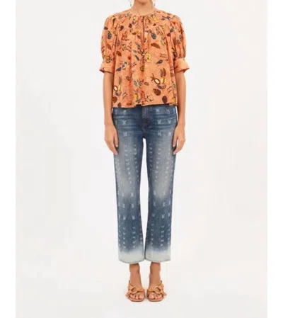 Ulla Johnson Shea Top In Cherry Blossom In Pink