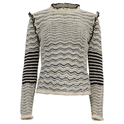 Ulla Johnson Shirin Knitted Striped Sweater In Multicolor Cotton
