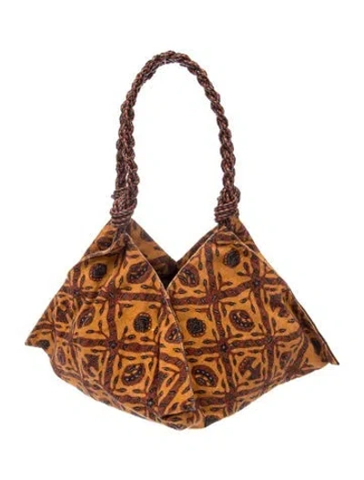 Pre-owned Ulla Johnson Shoulder Bag In Brown