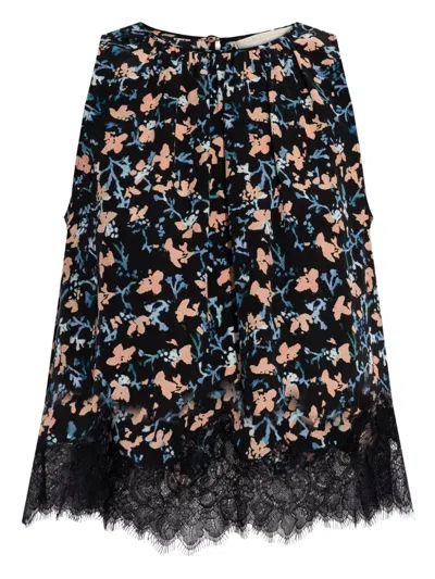 Ulla Johnson Sierra Blouse In Animal Print