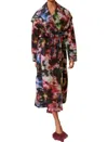 Ulla Johnson Sigrid Printed Trench Coat In Pink