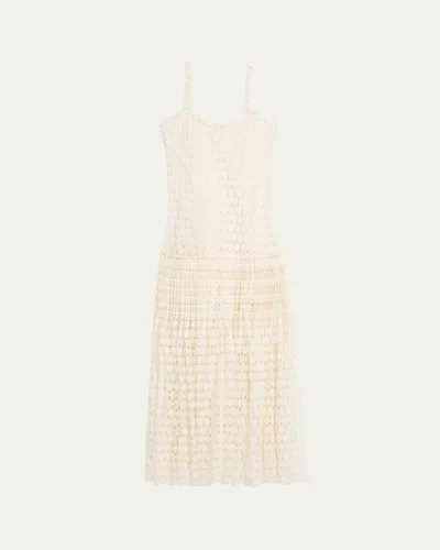 Ulla Johnson Sigrid Lace Sleeveless Gown In Neutral