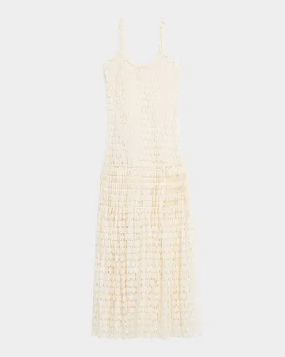 Ulla Johnson Sigrid Lace Sleeveless Gown In Neutral