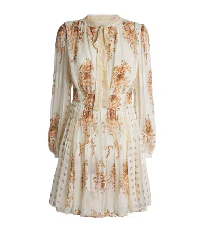 Ulla Johnson Silk-blend Maris Mini Dress In Black