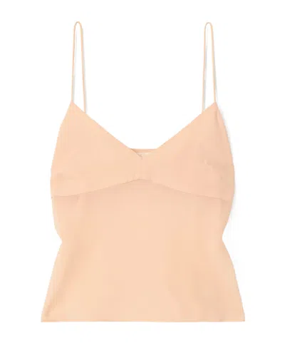 Ulla Johnson Demi Silk-chiffon Camisole In Pink
