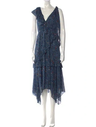 Pre-owned Ulla Johnson Silk Long Dress