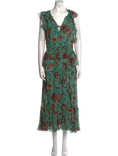 Pre-owned Ulla Johnson Silk Long Dress