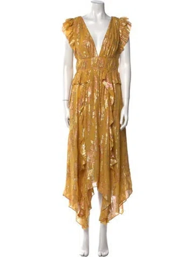 Pre-owned Ulla Johnson Silk Long Dress