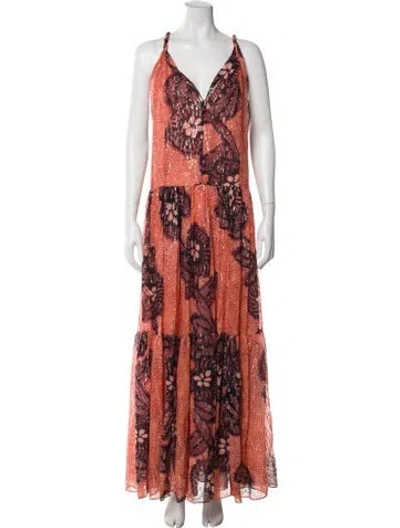 Pre-owned Ulla Johnson Silk Long Dress