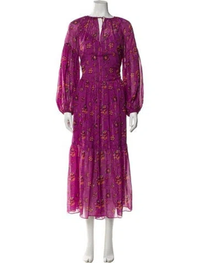 Pre-owned Ulla Johnson Silk Long Dress