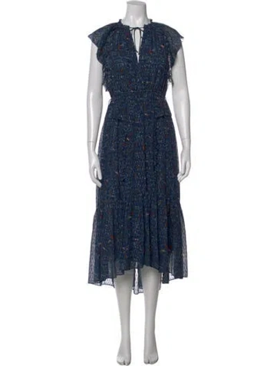 Pre-owned Ulla Johnson Silk Long Dress