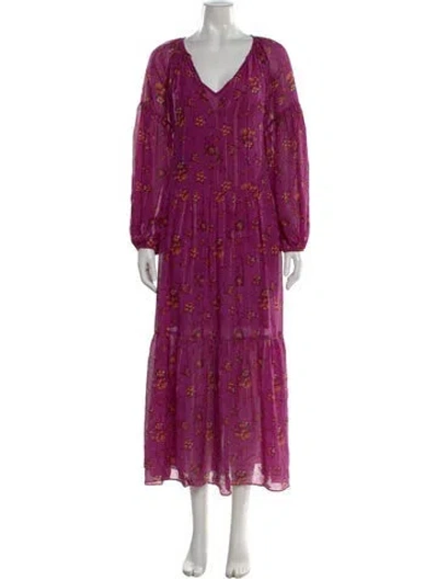 Pre-owned Ulla Johnson Silk Long Dress