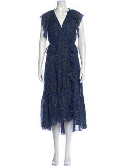 Pre-owned Ulla Johnson Silk Long Dress