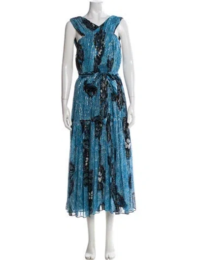 Pre-owned Ulla Johnson Silk Long Dress W/ Tags