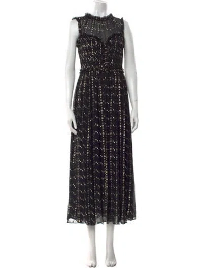 Pre-owned Ulla Johnson Silk Long Dress W/ Tags In Multi