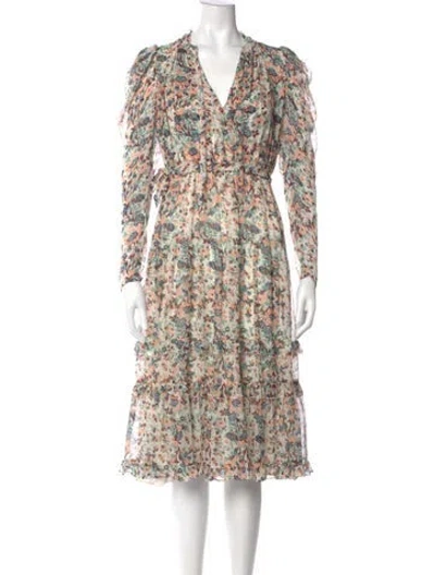 Pre-owned Ulla Johnson Silk Midi Length Dress