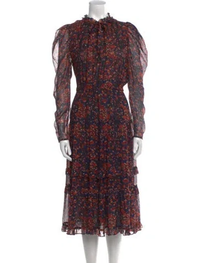 Pre-owned Ulla Johnson Silk Midi Length Dress