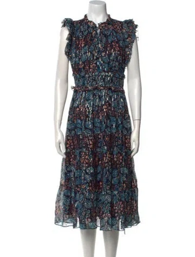 Pre-owned Ulla Johnson Silk Midi Length Dress