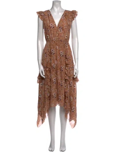 Pre-owned Ulla Johnson Silk Midi Length Dress