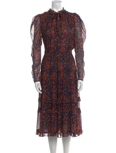 Pre-owned Ulla Johnson Silk Midi Length Dress