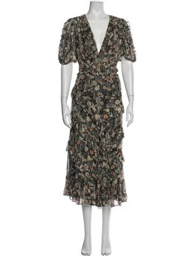 Pre-owned Ulla Johnson Silk Midi Length Dress