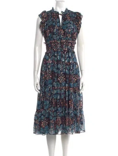 Pre-owned Ulla Johnson Silk Midi Length Dress