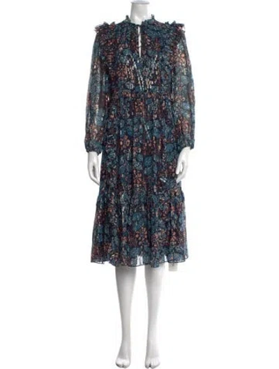 Pre-owned Ulla Johnson Silk Midi Length Dress