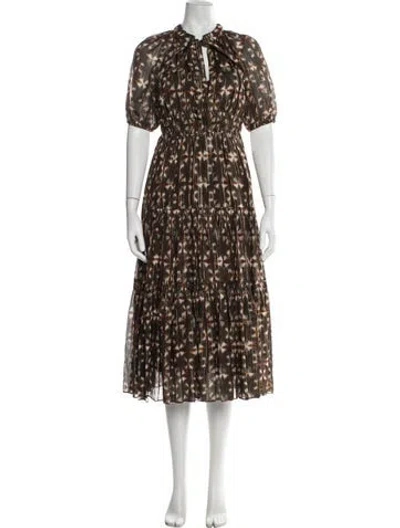 Pre-owned Ulla Johnson Silk Midi Length Dress