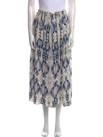 Pre-owned Ulla Johnson Silk Midi Length Skirt