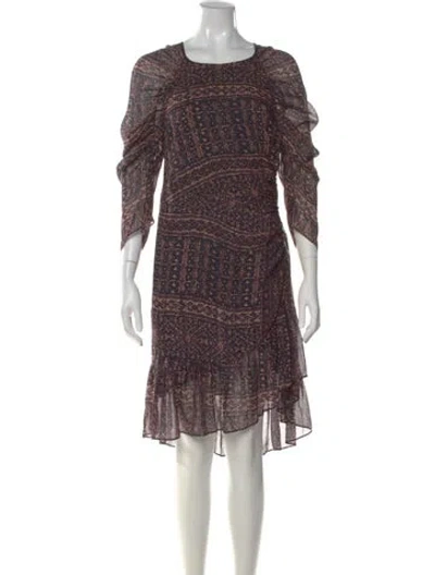 Pre-owned Ulla Johnson Silk Mini Dress In Multi