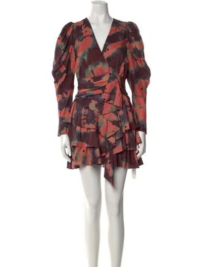 Pre-owned Ulla Johnson Silk Mini Dress In Multi