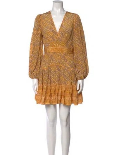 Pre-owned Ulla Johnson Silk Mini Dress In Multi