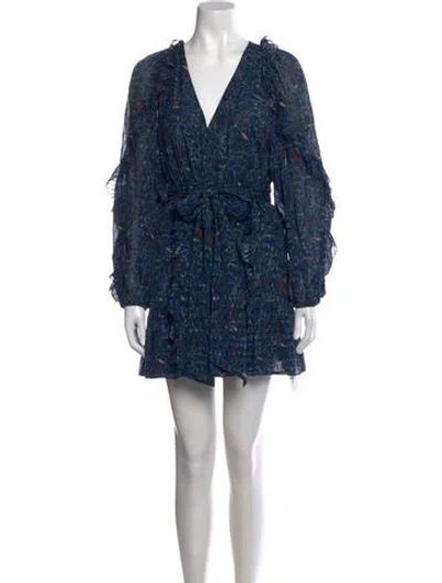 Pre-owned Ulla Johnson Silk Mini Dress In Multi