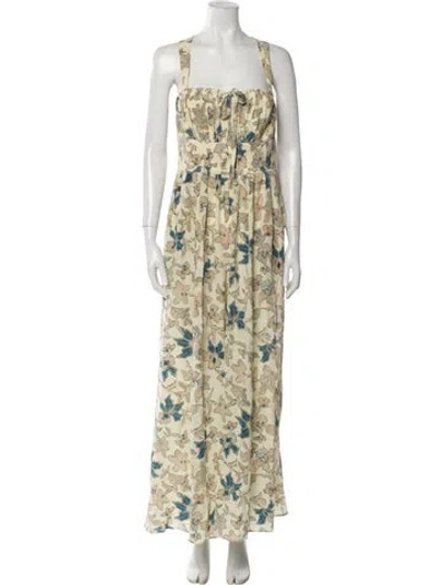 Pre-owned Ulla Johnson Silk Mini Dress In Neutral