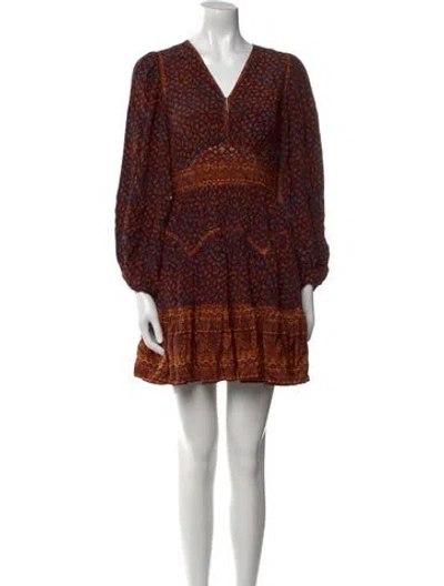 Pre-owned Ulla Johnson Silk Mini Dress In Neutral
